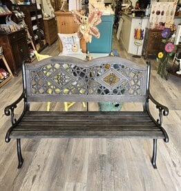 Vintage Cast Iron Bench