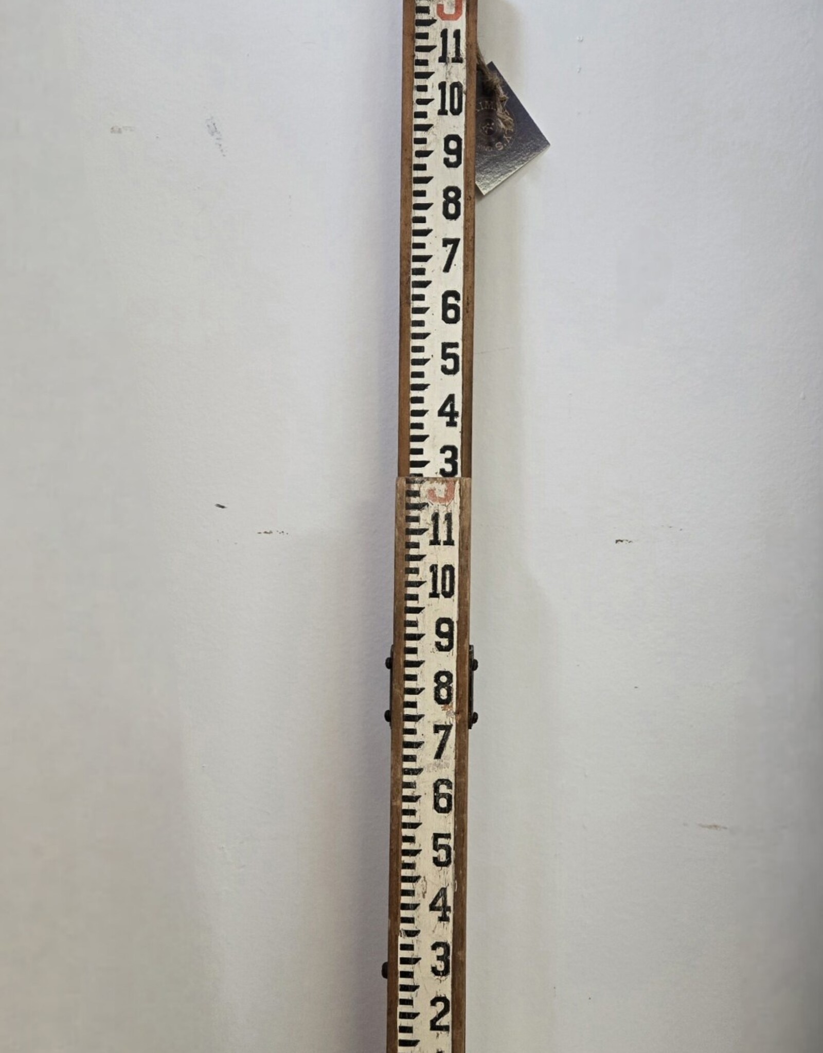 Vintage Telescoping Surveyor's Measure Stick - 5-9'