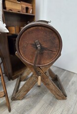 Antique Barrel Butter Churn w/ Stand