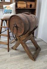 Antique Barrel Butter Churn w/ Stand