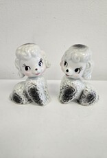 Vintage Poodles Salt & Pepper Shakers