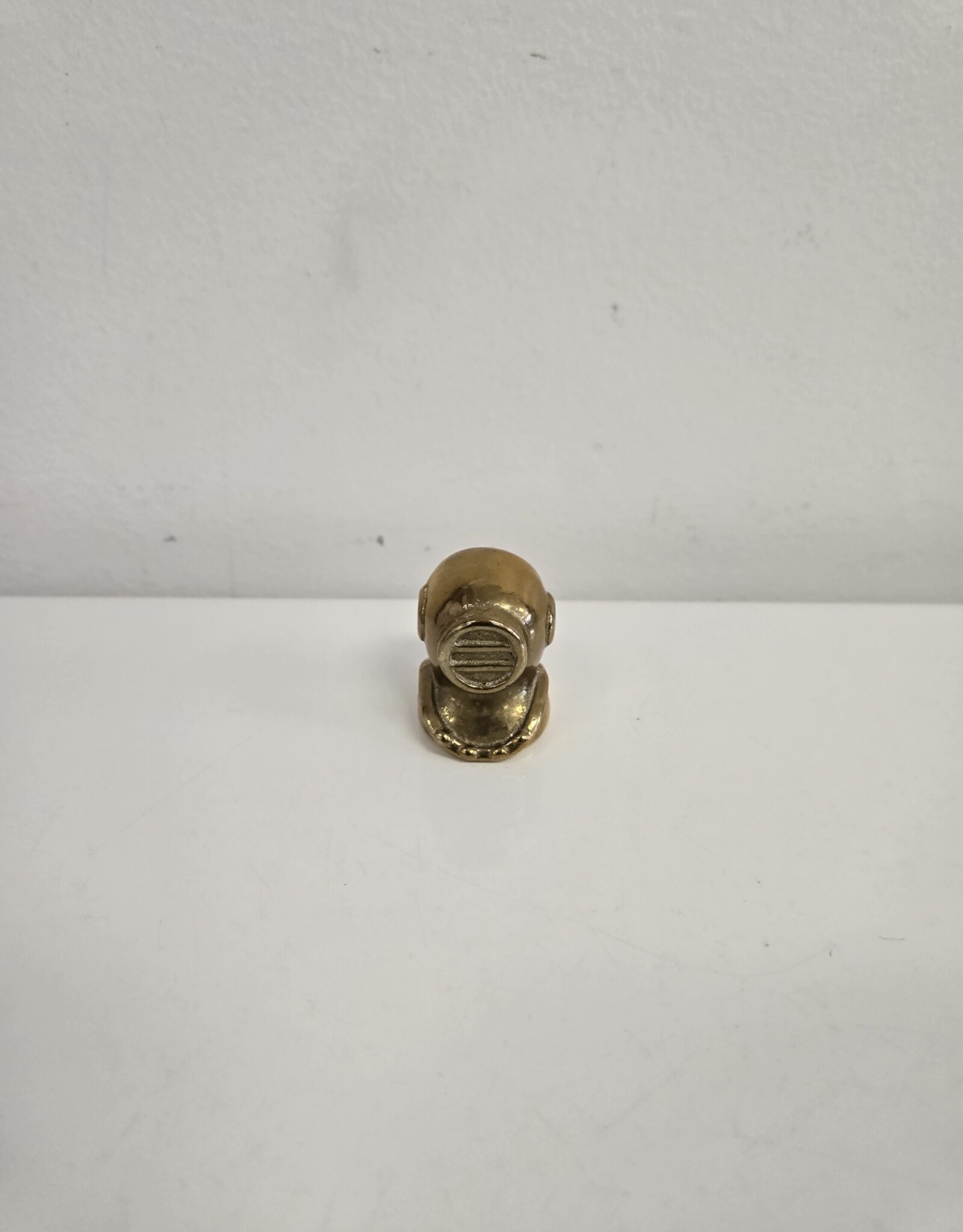 Miniature Vintage Brass Diving Helmet - 1.5"