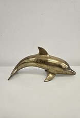 Vintage  Brass Dolphin - 8.5"