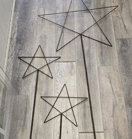 Iron Star Garden Stake - 99" high