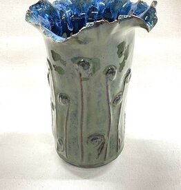 Pottery By Jackie Pottery By Jackie - Fiddleheads Vase