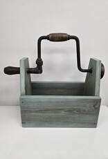 Decorative Wooden Toolbox Tote