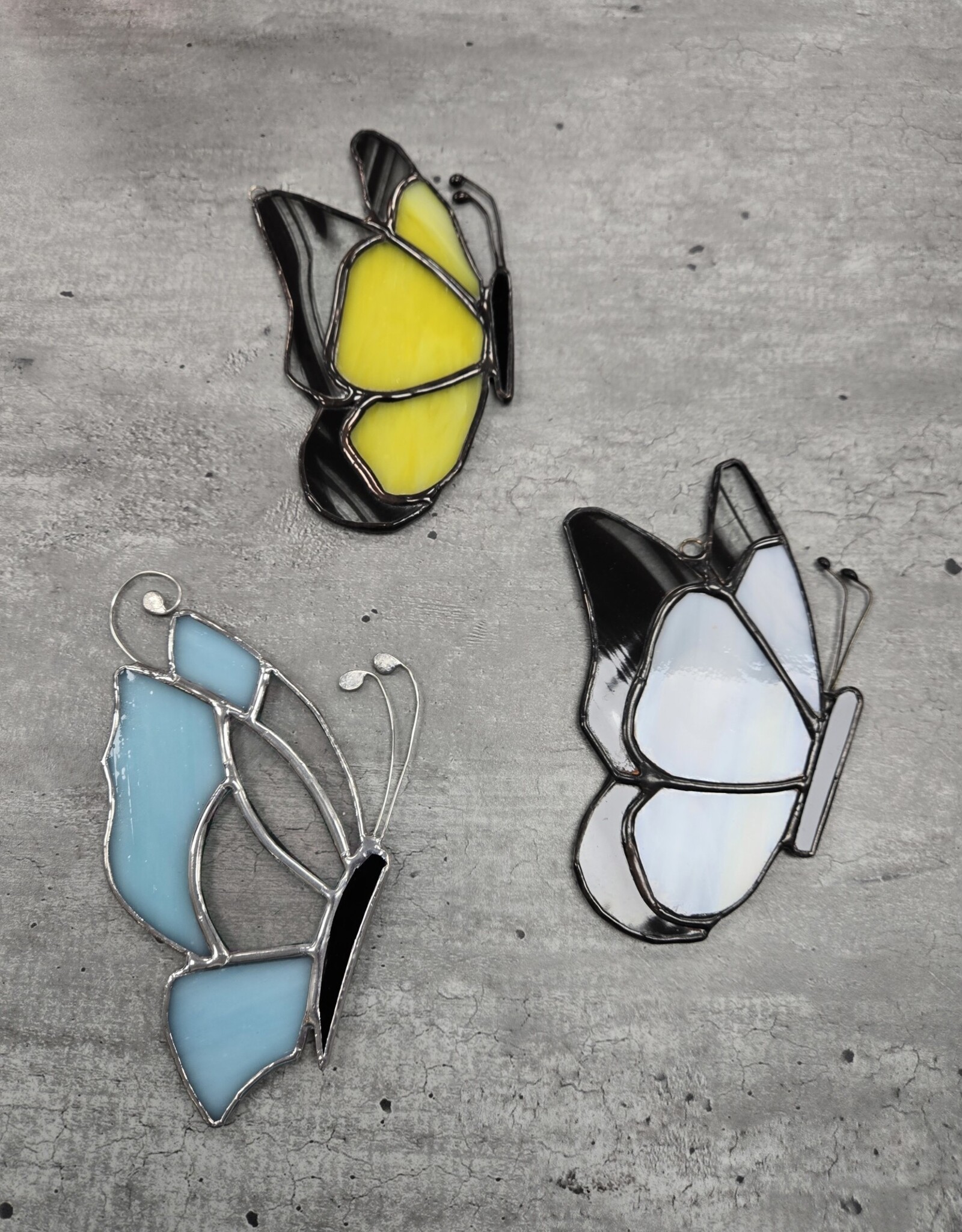 Stained Glass Butterfly Suncatcher - various colours