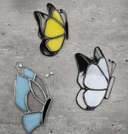 Stained Glass Butterfly Suncatcher - various colours