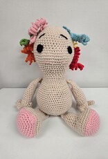 Crocheted Large Stuffie - Axolotl