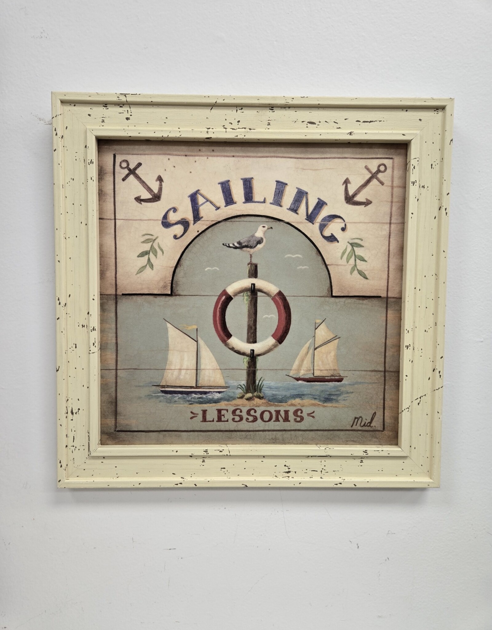 Nautical Framed Picture - Sailing