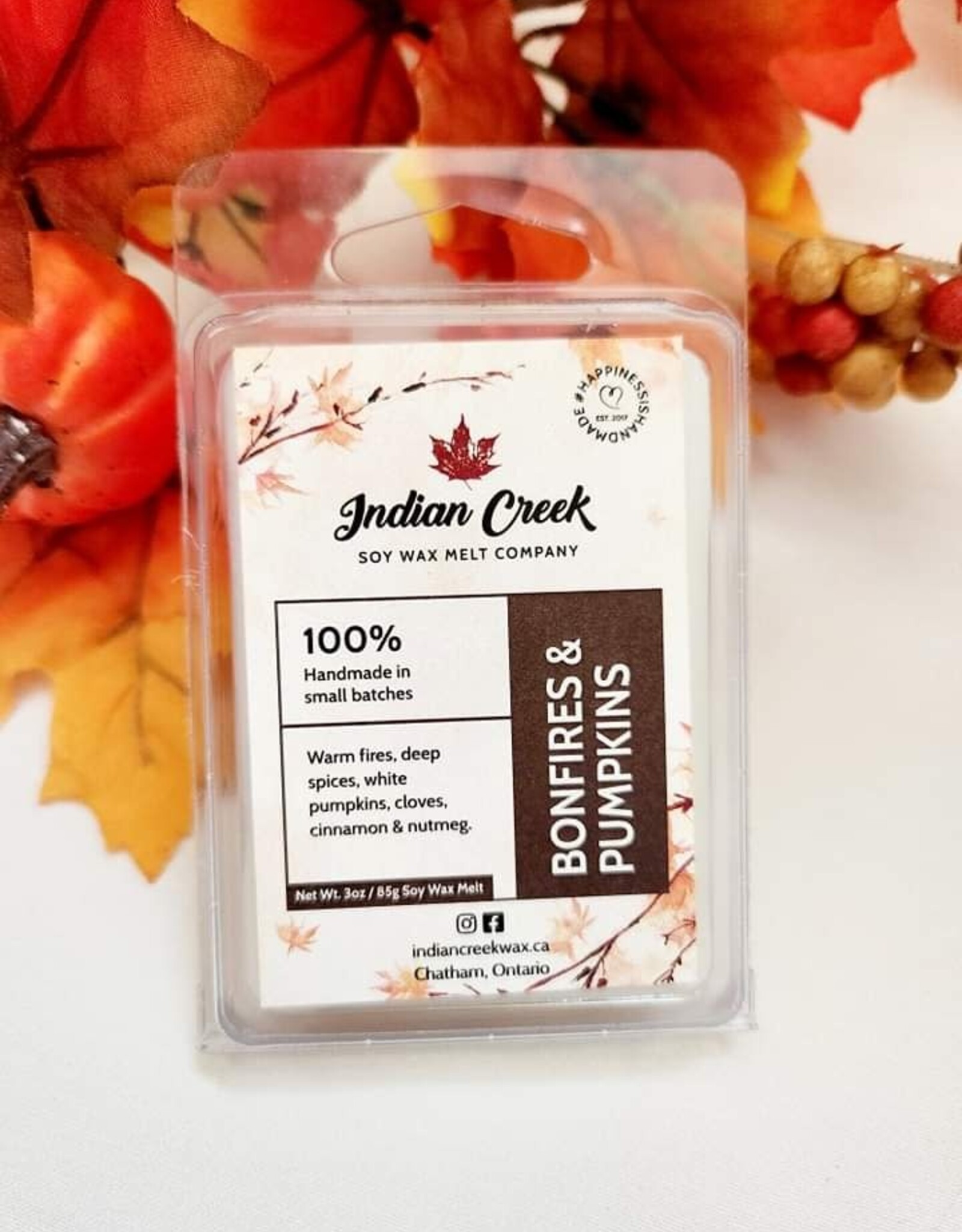 Indian Creek Wax Soy Wax Melts - Bonfires & Pumpkins