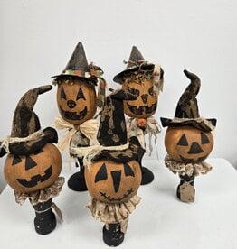 Primitive Pumpkin on Candlestick