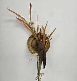 Small Primitive Crow w/Sunflower