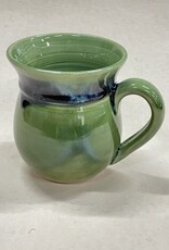 Pottery By Jackie Pottery By Jackie - Green Mug (drippy rims)