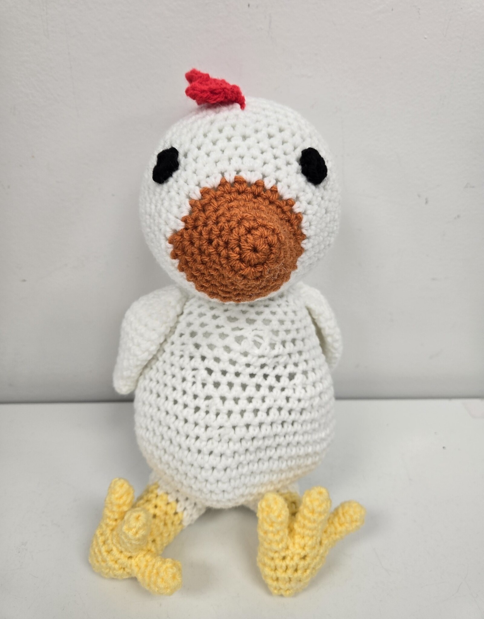 Crocheted Medium Stuffie - Hen