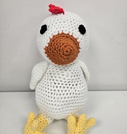 Crocheted Medium Stuffie - Hen