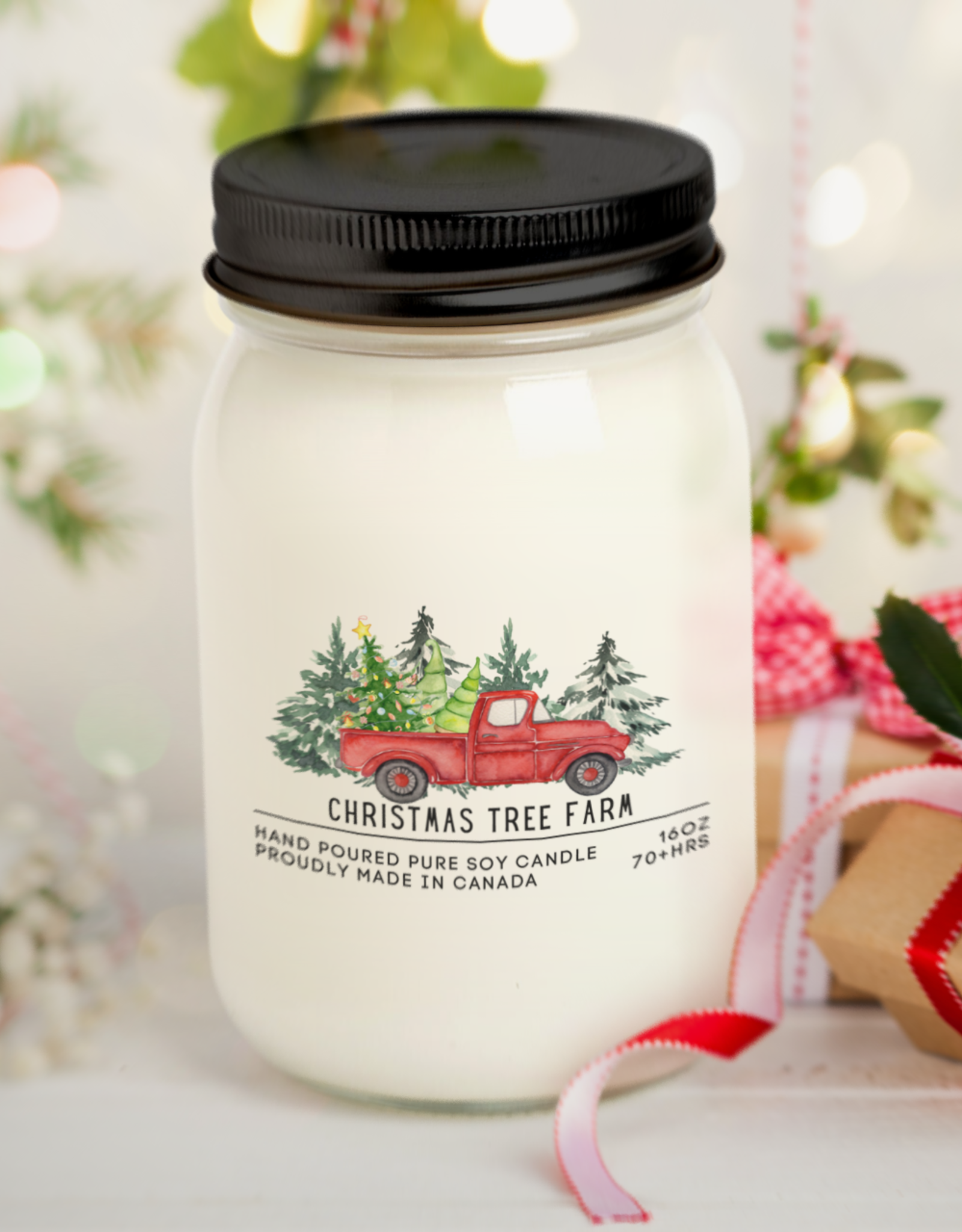 Serendipity Soy Candles 16oz Jar Candle - Christmas Tree Farm