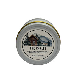 4 oz The Chalet - White Tin