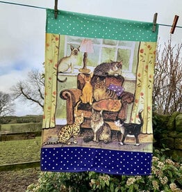 Tea Towel - Cat House