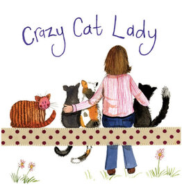 Alex Clark Coaster - Crazy Cat Lady