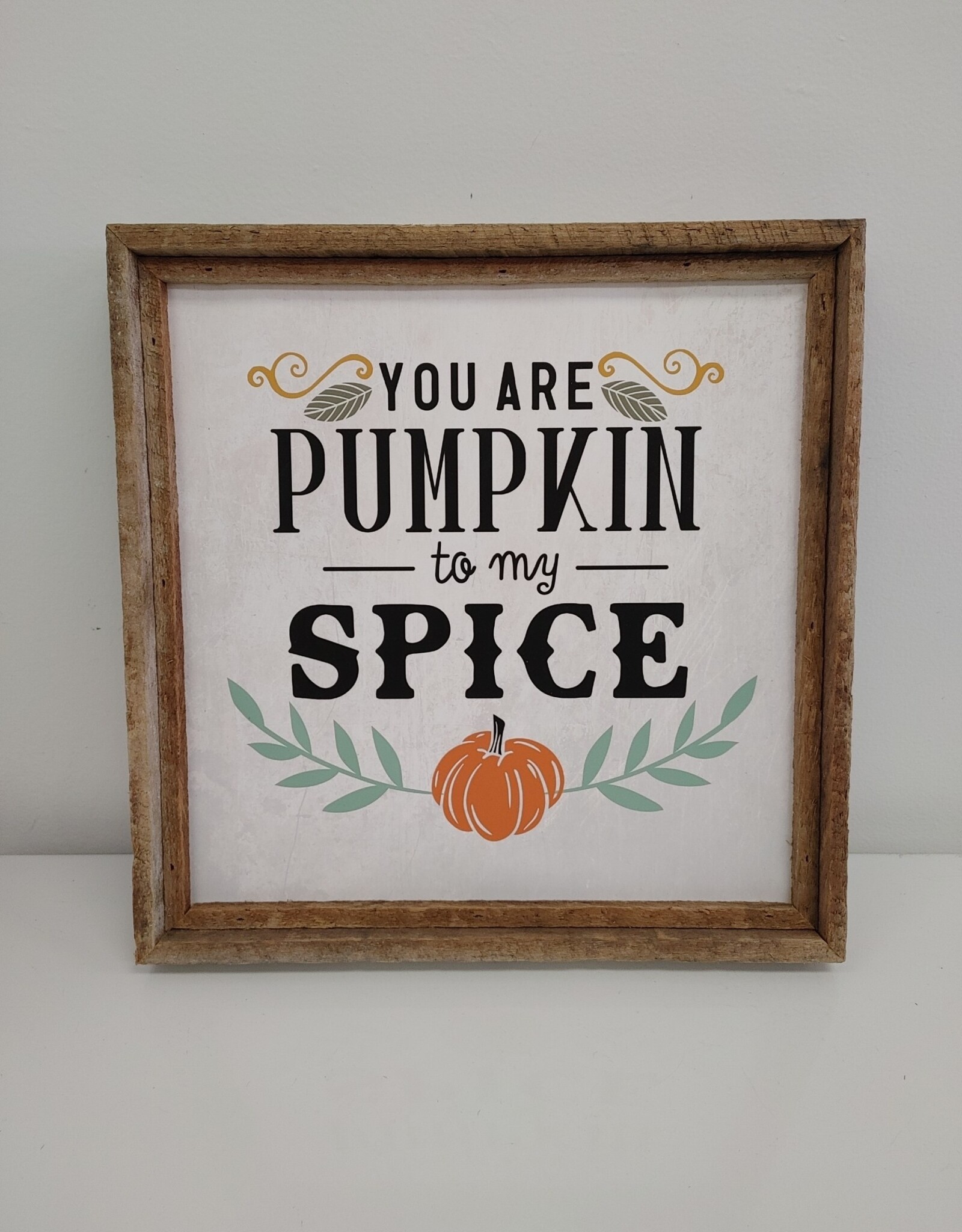 Fall Art Canvas w/wood trim - You Are Pumpkin