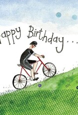 Alex Clark Birthday Card - Hill Climb