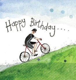 Alex Clark Birthday Card - Hill Climb