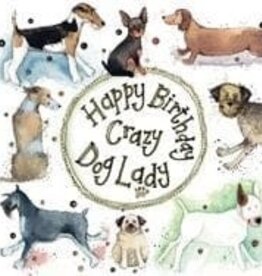 Alex Clark Birthday Card - Dog Lady