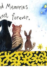 Alex Clark Pet Sympathy Card - Memories