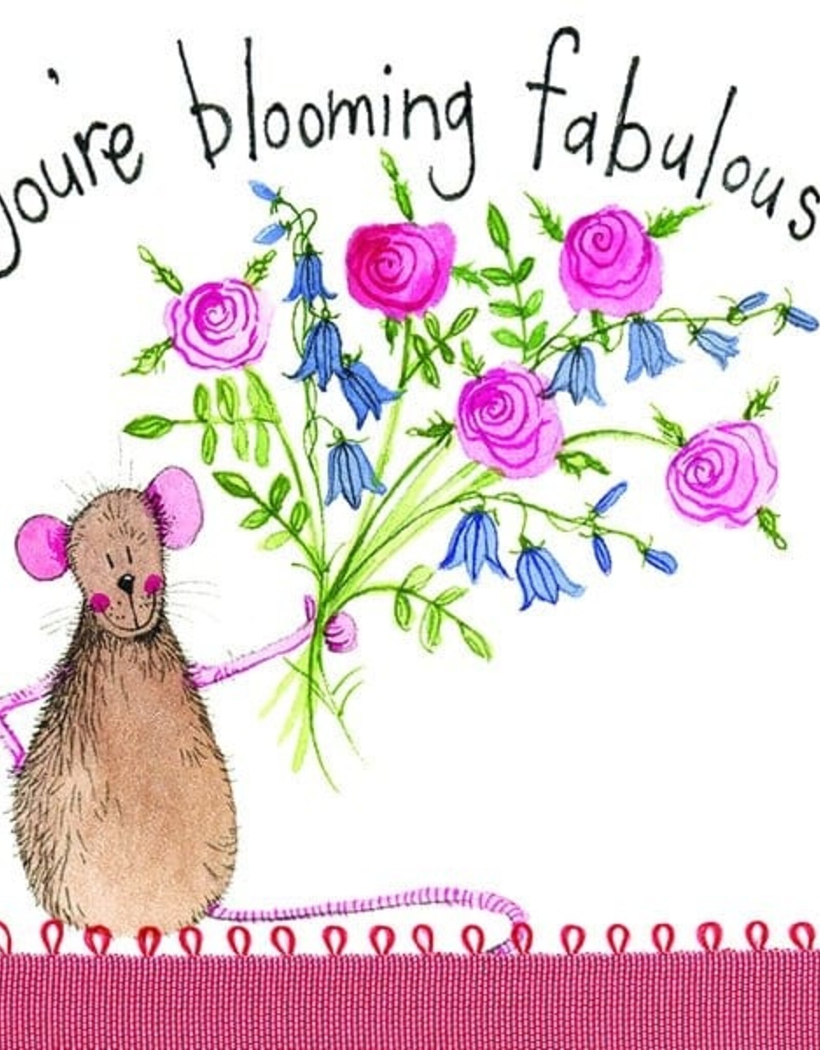 Alex Clark Romance Card - You’re Blooming Fabulous