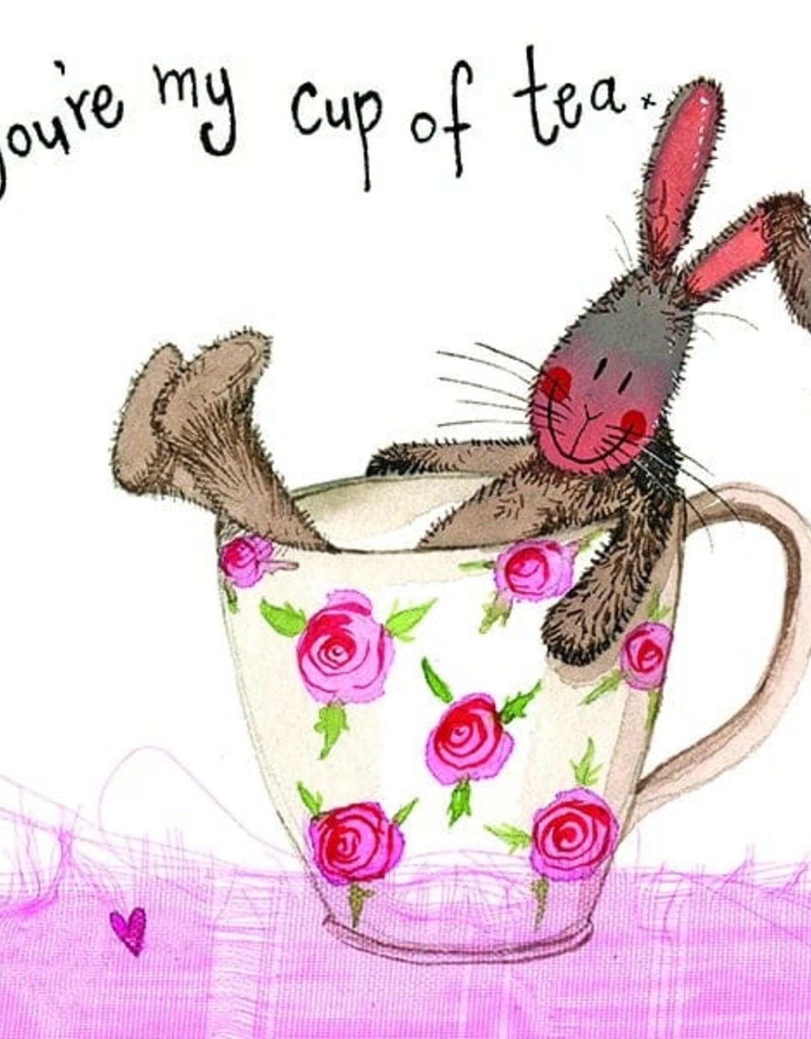 Alex Clark Romance Card - Teacup