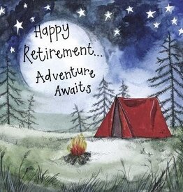 Alex Clark Retirement Card - Starlight Red Tent