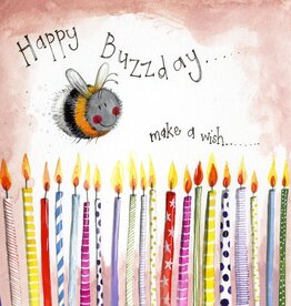 Alex Clark Birthday Card - Sunshine Buzzday