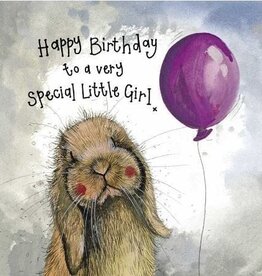 Alex Clark Birthday Card - Sunshine Rabbit