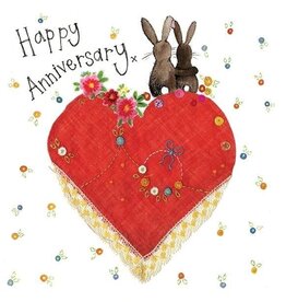 Alex Clark Anniversary Card - Rabbit Anniversary