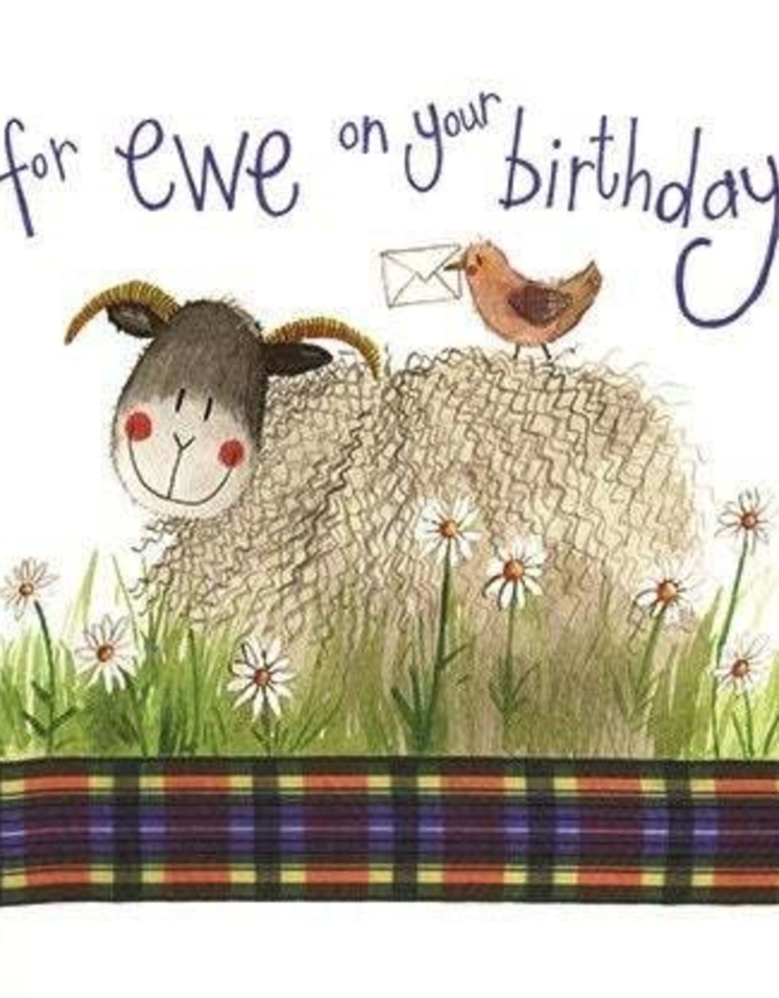 Alex Clark Birthday Card - Birthday Sheep