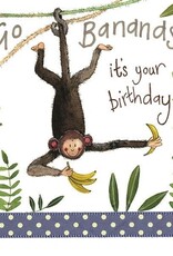 Alex Clark Birthday Card - Bananas