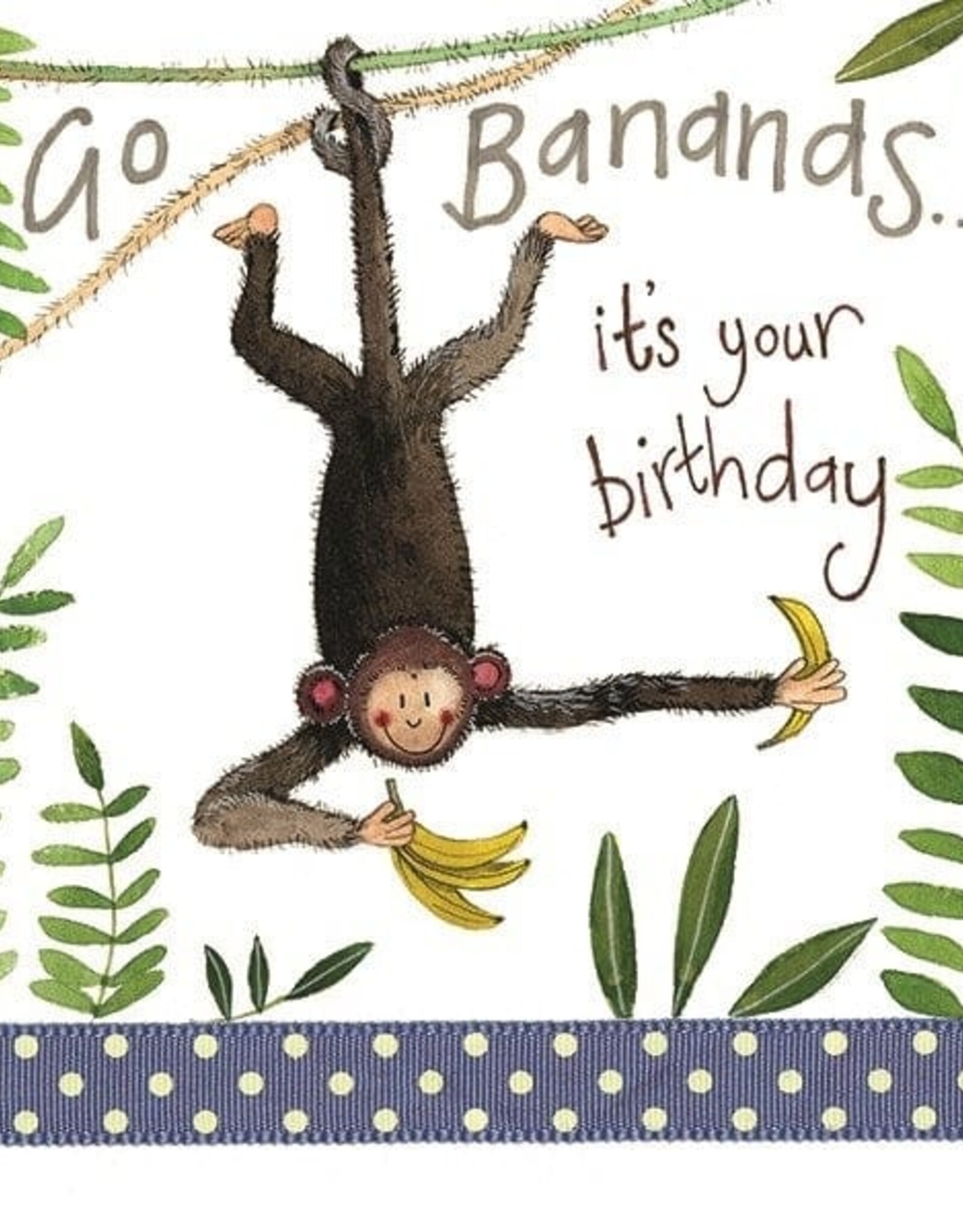 Alex Clark Birthday Card - Bananas