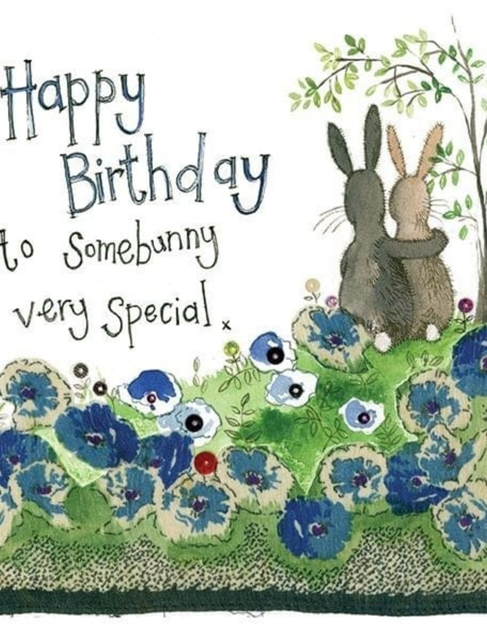 Alex Clark Birthday Card - Somebunny Special