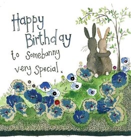 Alex Clark Birthday Card - Somebunny Special