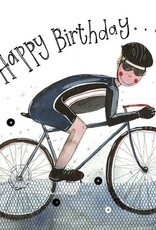 Alex Clark Birthday Card - Cyclist