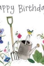 Alex Clark Birthday Card - Gardening