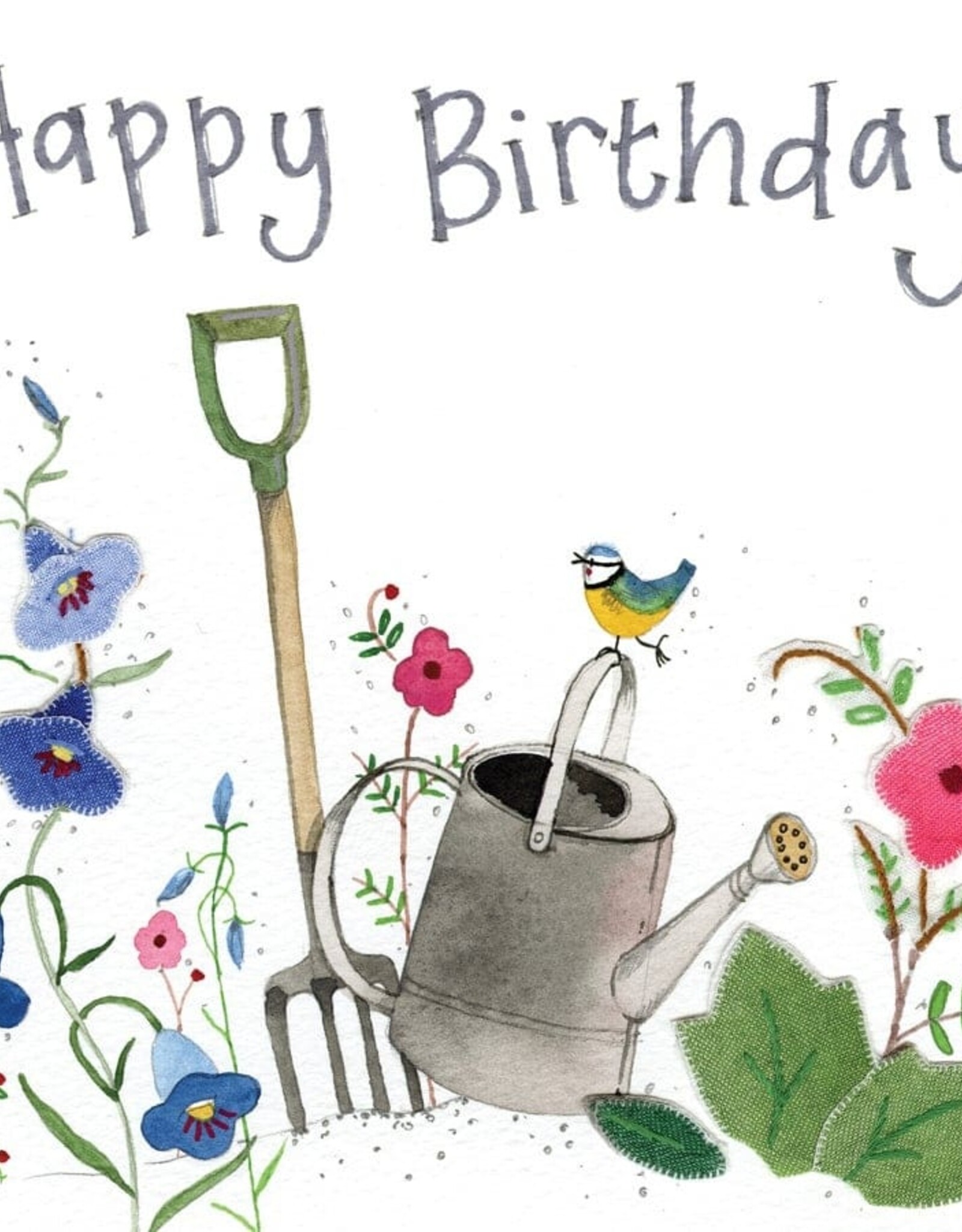 Alex Clark Birthday Card - Gardening