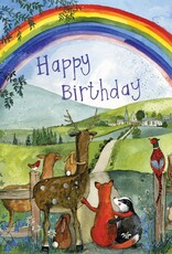 Alex Clark Birthday Card - Birthday Rainbow