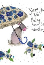 Alex Clark Get Well Card - Umbrella Get Well