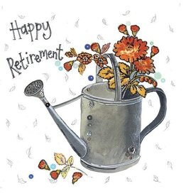 Alex Clark Retirement Card - Watering Can Retirement