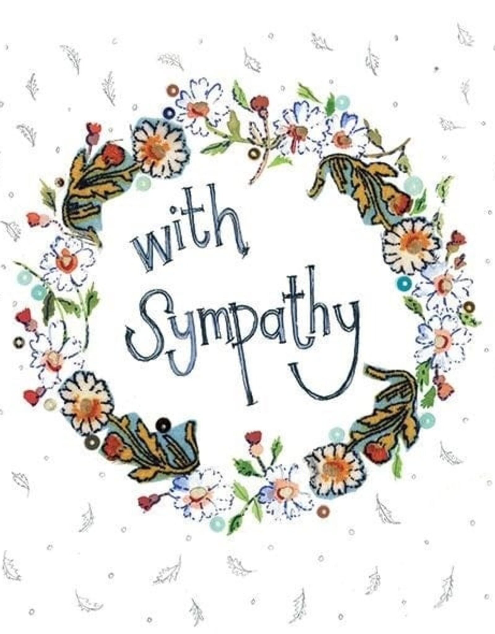 Alex Clark Sympathy Card - Floral Sympathy