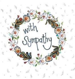 Alex Clark Sympathy Card - Floral Sympathy