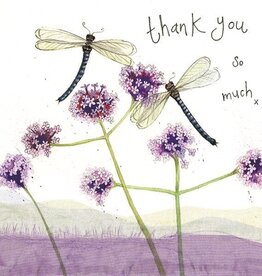 Alex Clark Thank You Card - Dragonflies