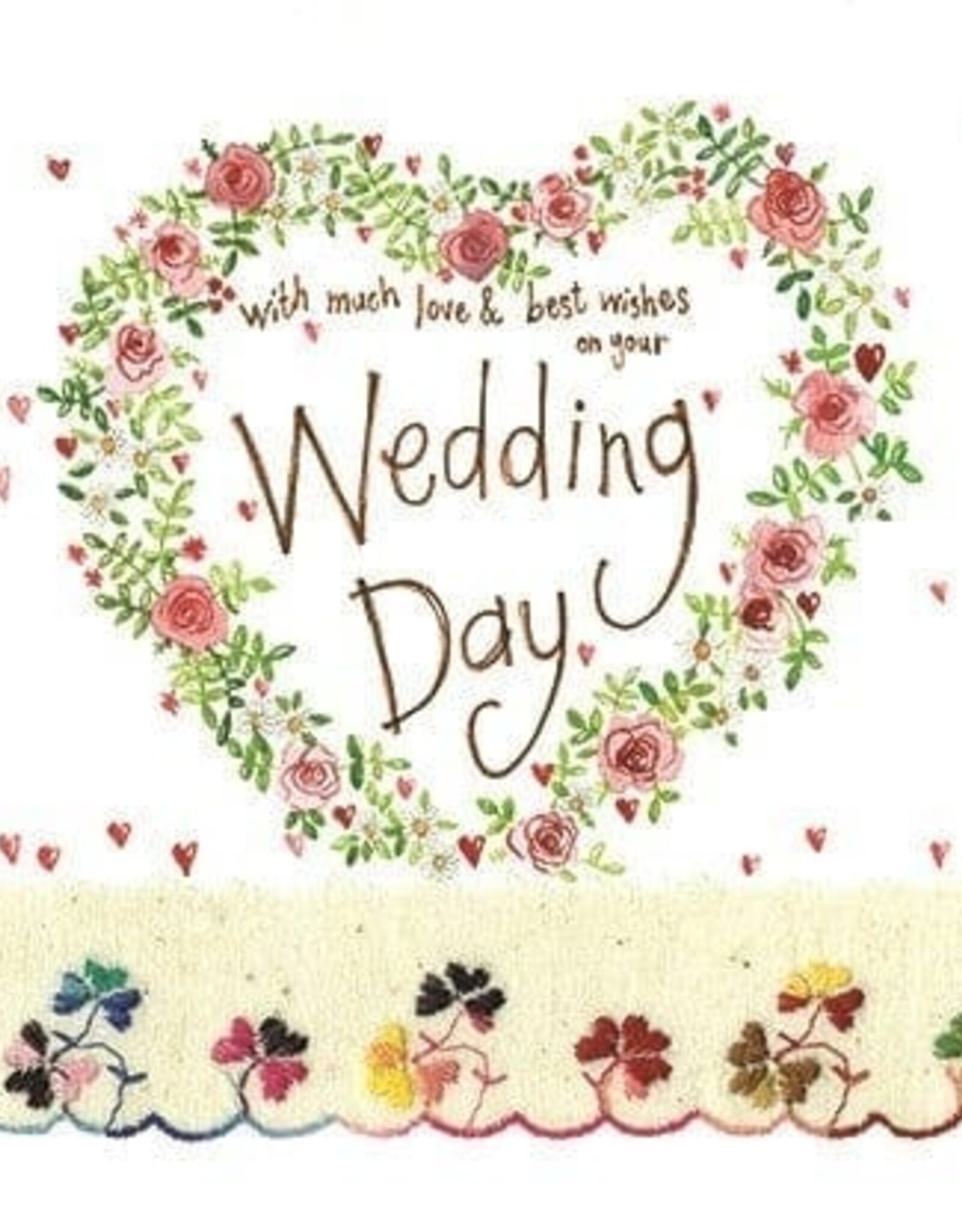 Alex Clark Wedding Card - Wedding Heart